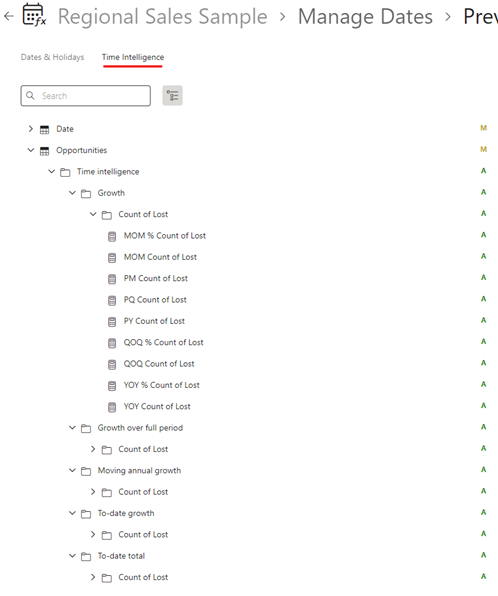 Bravo Time Intelligence