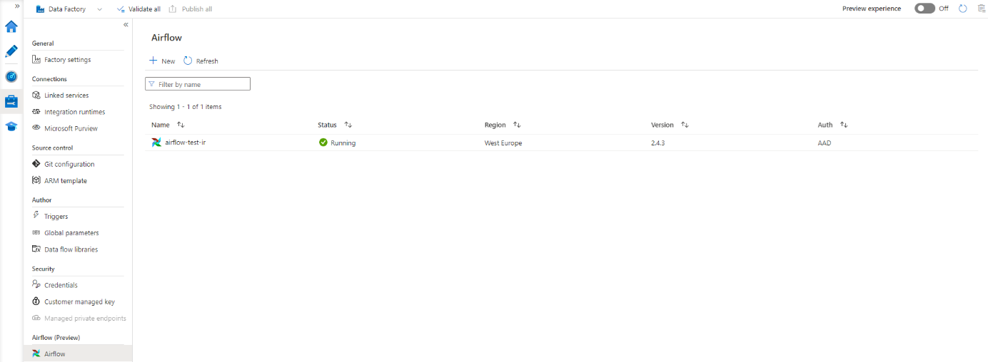 Figure 1 - Managed Airflow in practice