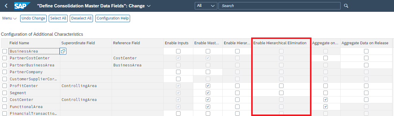 Image 10 - Consolidation Master Data - Hierarchial Eliminations
