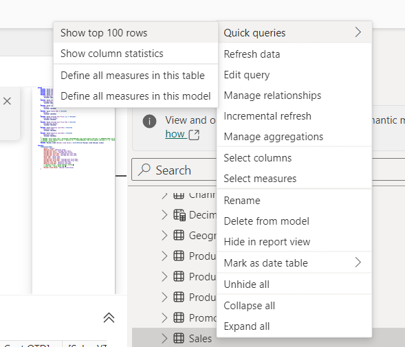 	1 Quick queries on Table