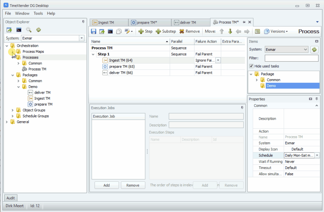 TimeXtender - Create a Process map