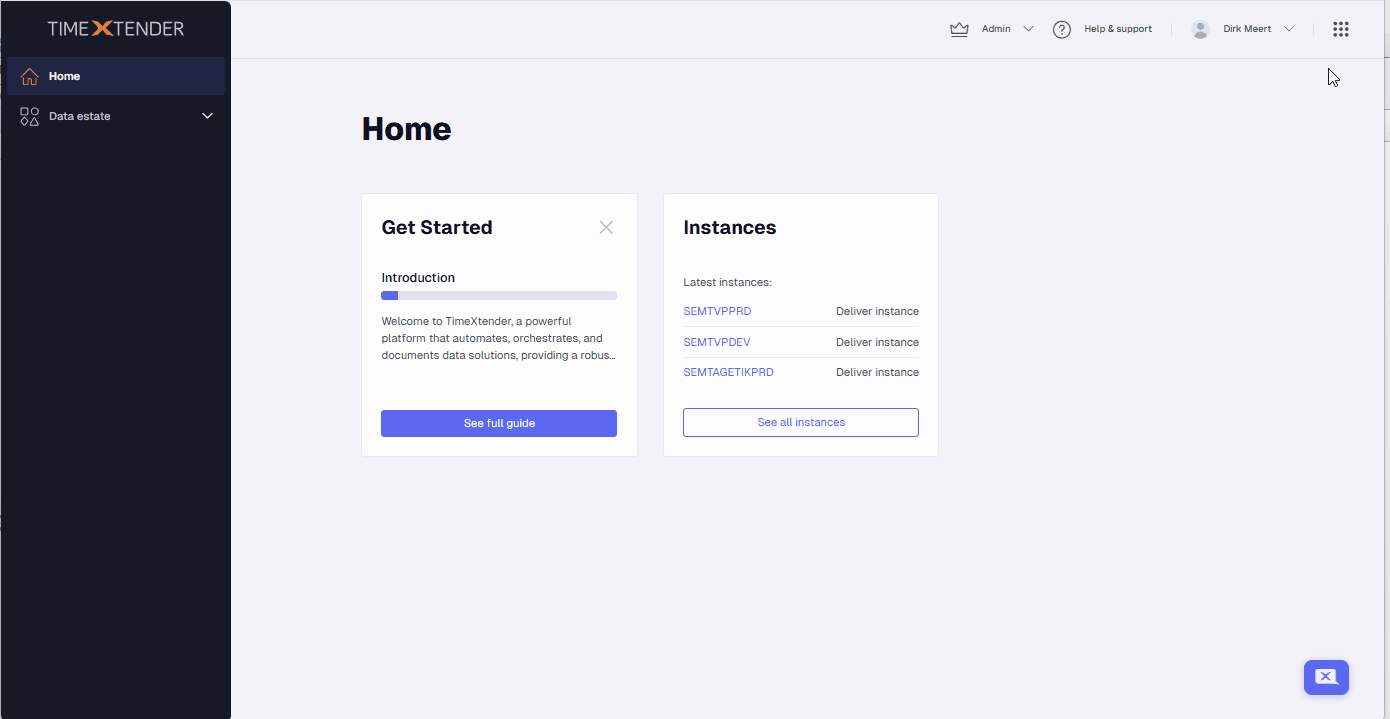 TimeXtender - Process map view