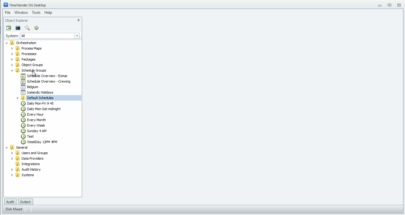 TimeXtender-ETL jobs end-to-end - Custom schedule