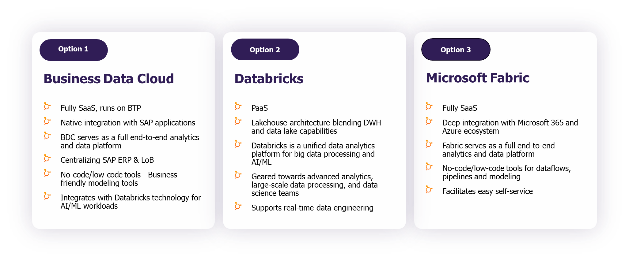 Business Data cloud - Databricks - microsoft fabric