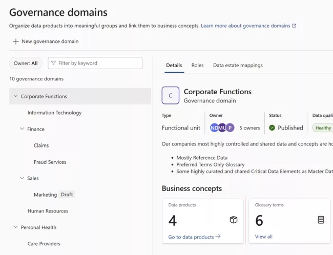 Governance Domains