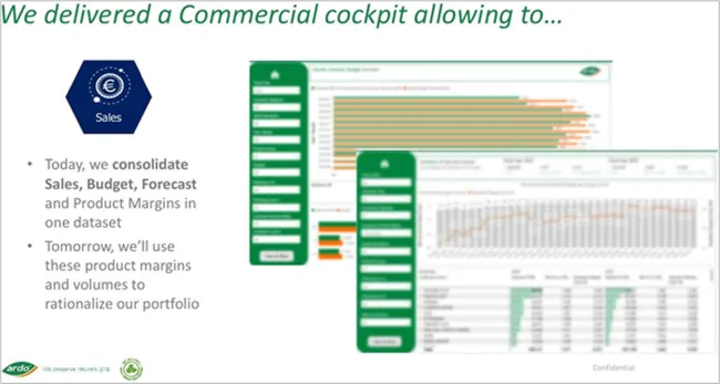 The commercial cockpit - sales, budget, forecast and margins in a single dataset.