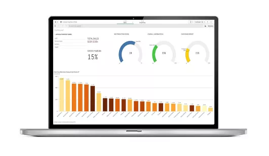 Continuous display of a Qlik dashboard