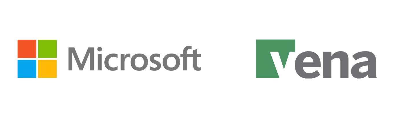 Microsoft & Vena logo