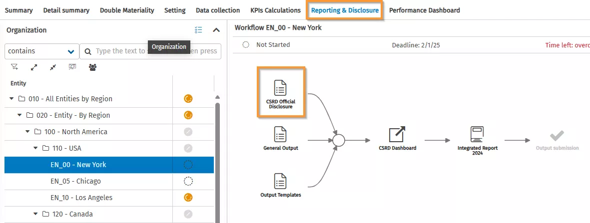 CCH Tagetik CSRD output